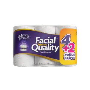 L03623 Papel higienico Facial Quality 4 + 2 rollos