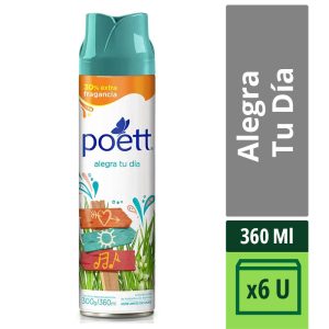 Aromatizante De Ambiente Poett Alegra Tu Día X 360 Ml