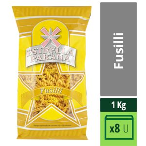 Fideos Estrella Del Paraná Fusilli X 1 Kg